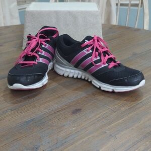 adidas Black and Pink Running Shoes